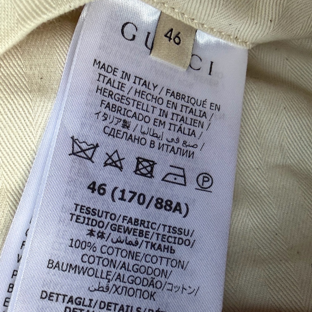 GUCCI Cotton Canvas And Supreme Gilet Vest Burnt Brown - Picture 5 of 7